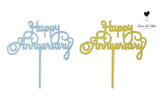 Happy Anniversary - Cake Topper
