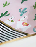 Cactus Llama Fiesta Large Plate