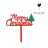 Merry Christmas - Cake Topper