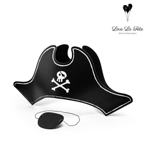 Pirates Party Hat and Eyepatch