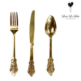 Cutlery Set - Gold - 18 Pieces