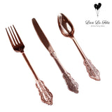 Cutlery Set - Rose Gold - 18 Pieces
