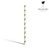 Paper Straws - Gold Dots