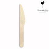 Eco Friendly wooden Knife - 100 Pieces