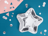 Cut Out Star Plates - Silver