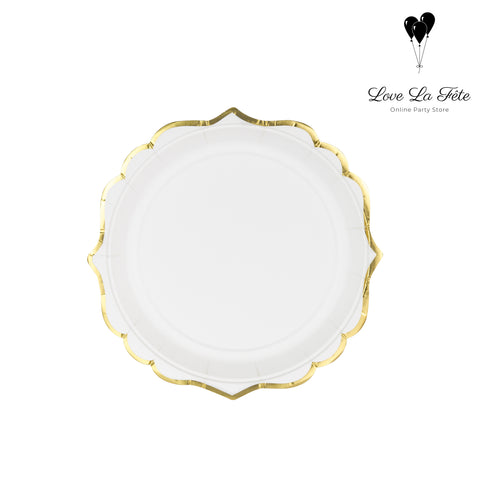 White all purpose Plates