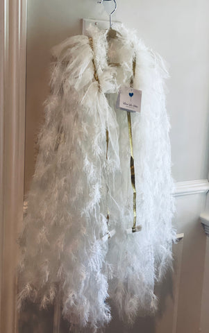 Swan Feather Cape Dress Up