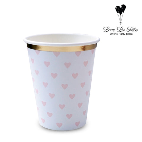 Full of Hearts Cups - Pink