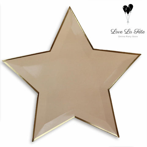 Star Large Plates - Beige