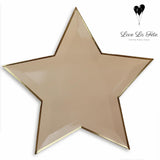 Star Large Plates - Red