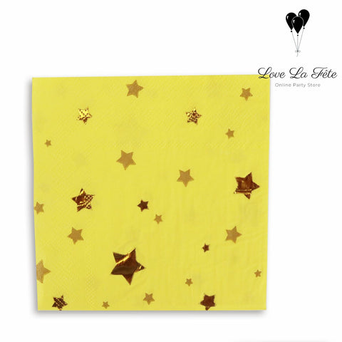 Constellation Napkins - Yellow