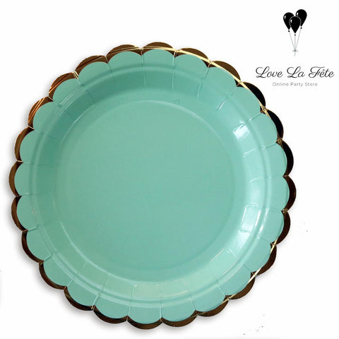 Simply Round Medium Plates - Pastel Green