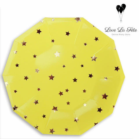 Constellation Medium Plates - Yellow