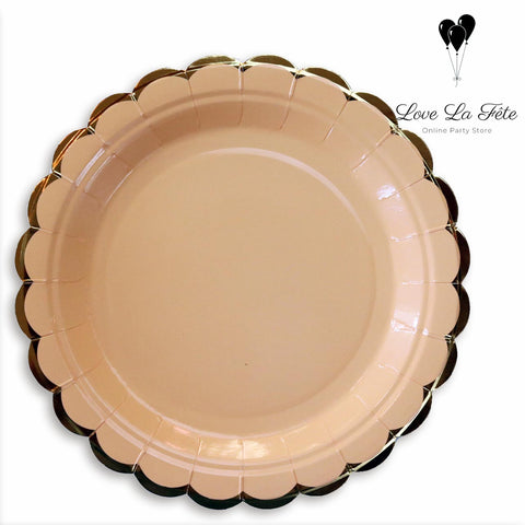Simply Round Medium Plates - Pastel Pink