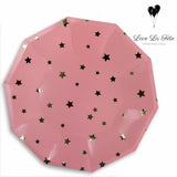 Constellation Medium Plates - Pink