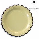 Simply Round Medium Plates - Pastel Yellow