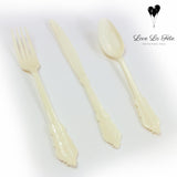 Cutlery Set - Cream - 18 Pieces
