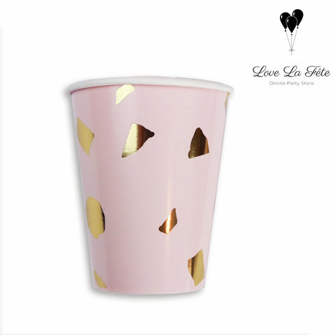 Confetti Cup - Gold on Beige