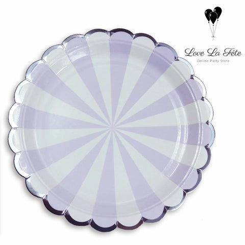 Carousel Medium Plates - Purple