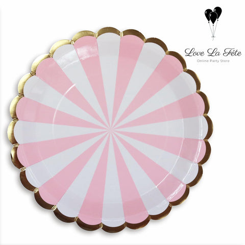 Carousel Large Plates - Pink