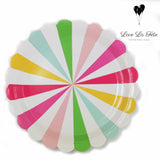 Carousel Large Plates - Pink