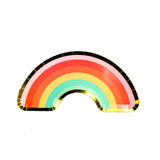 Die Cut Rainbow Canapé Plates
